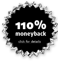 100% Money back guarantee